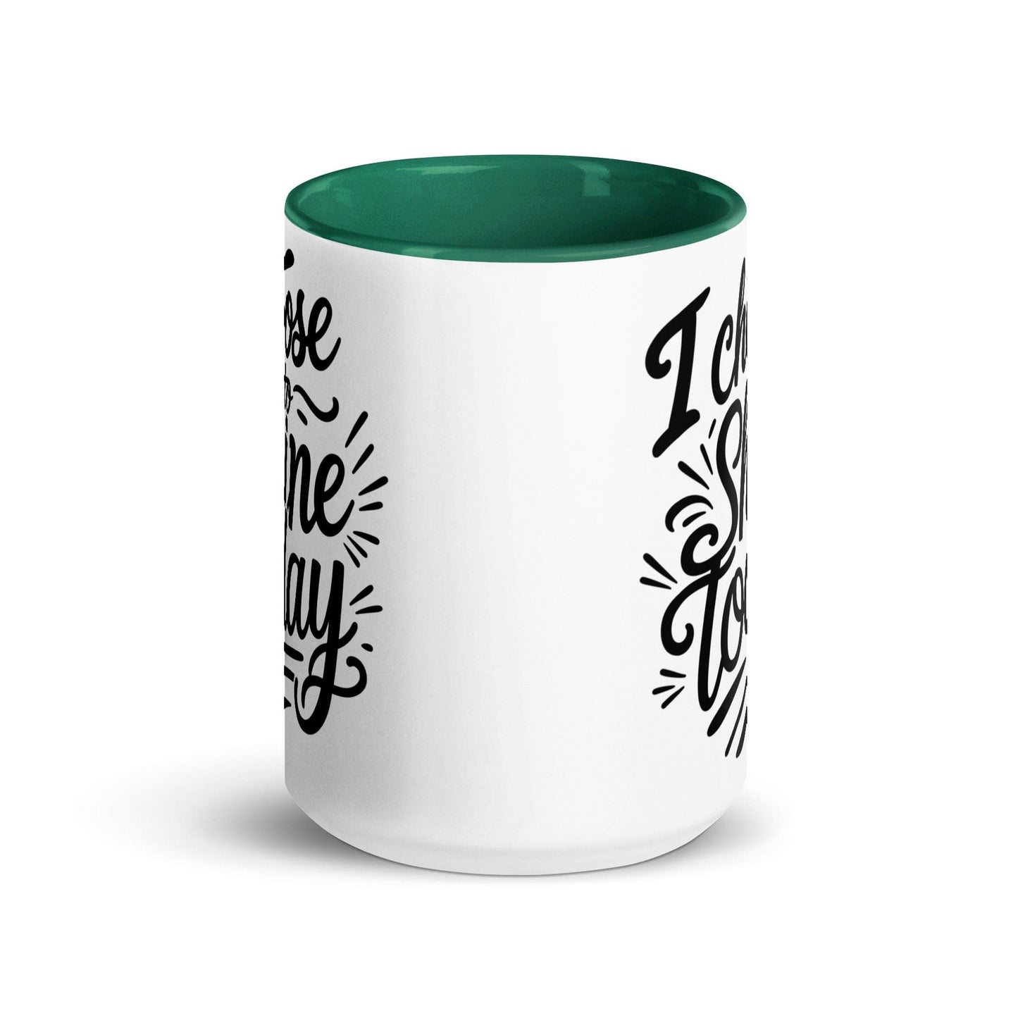 15oz Ceramic Mug with Color with "I choose to shine today" - Collections by Moke 8737745