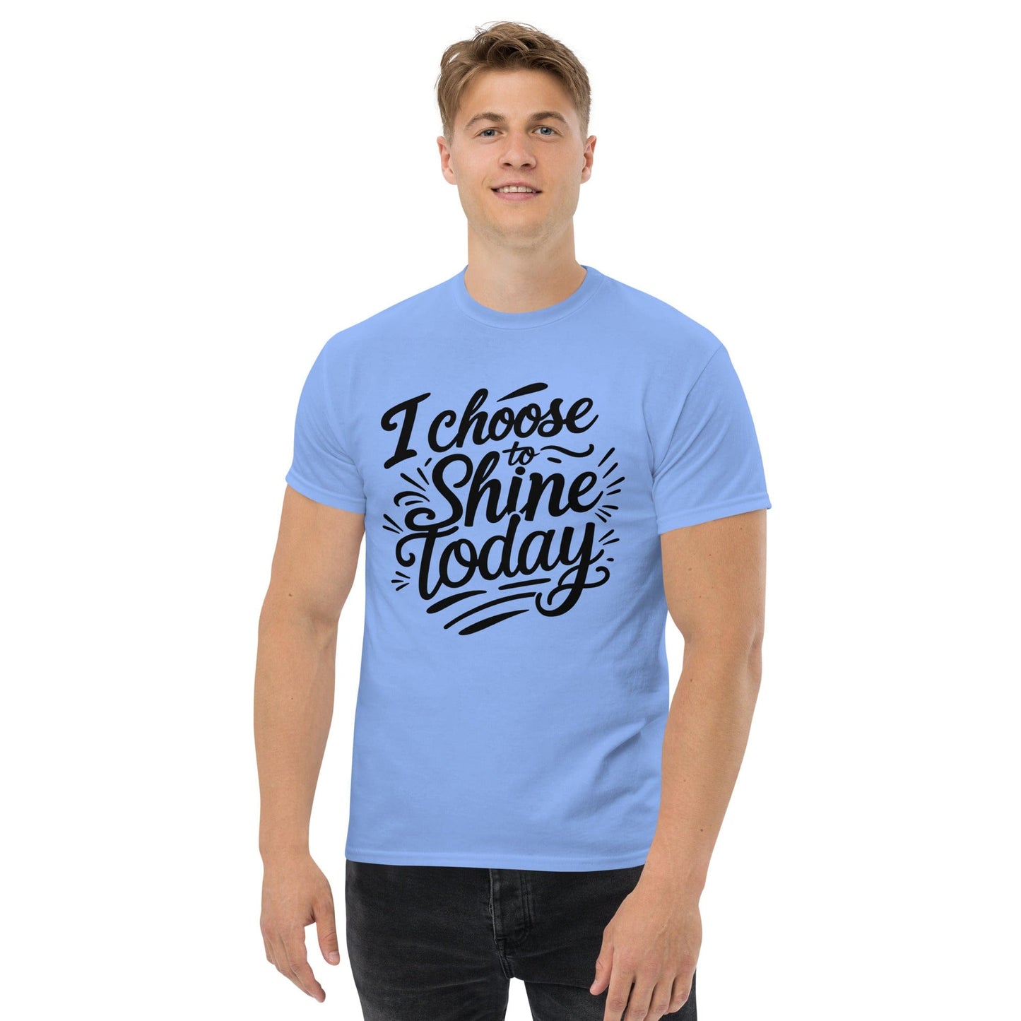 Classic T-shirt with "I choose to shine today" - Collections by Moke 17353852