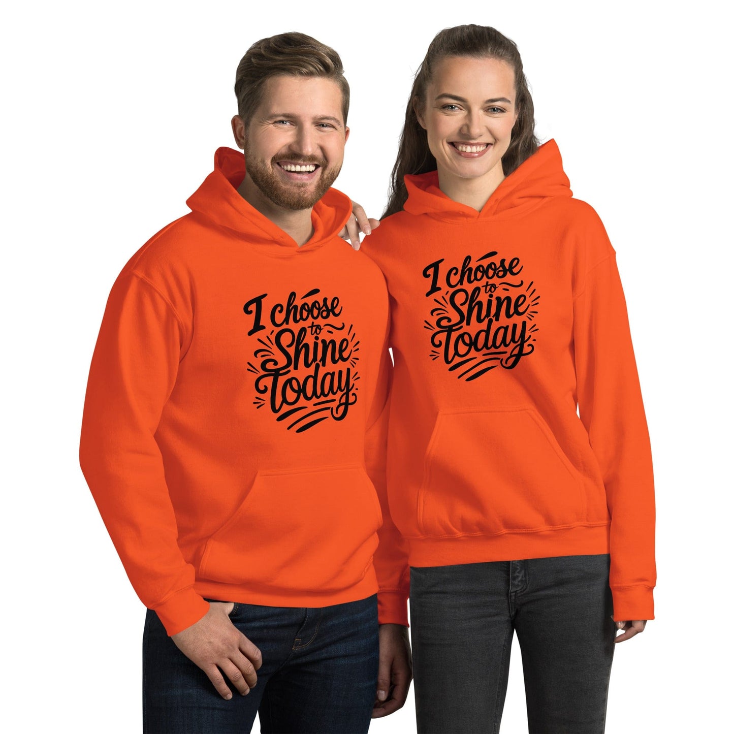 Stylish Hoodie with "I choose to shine today" - Collections by Moke 62458268