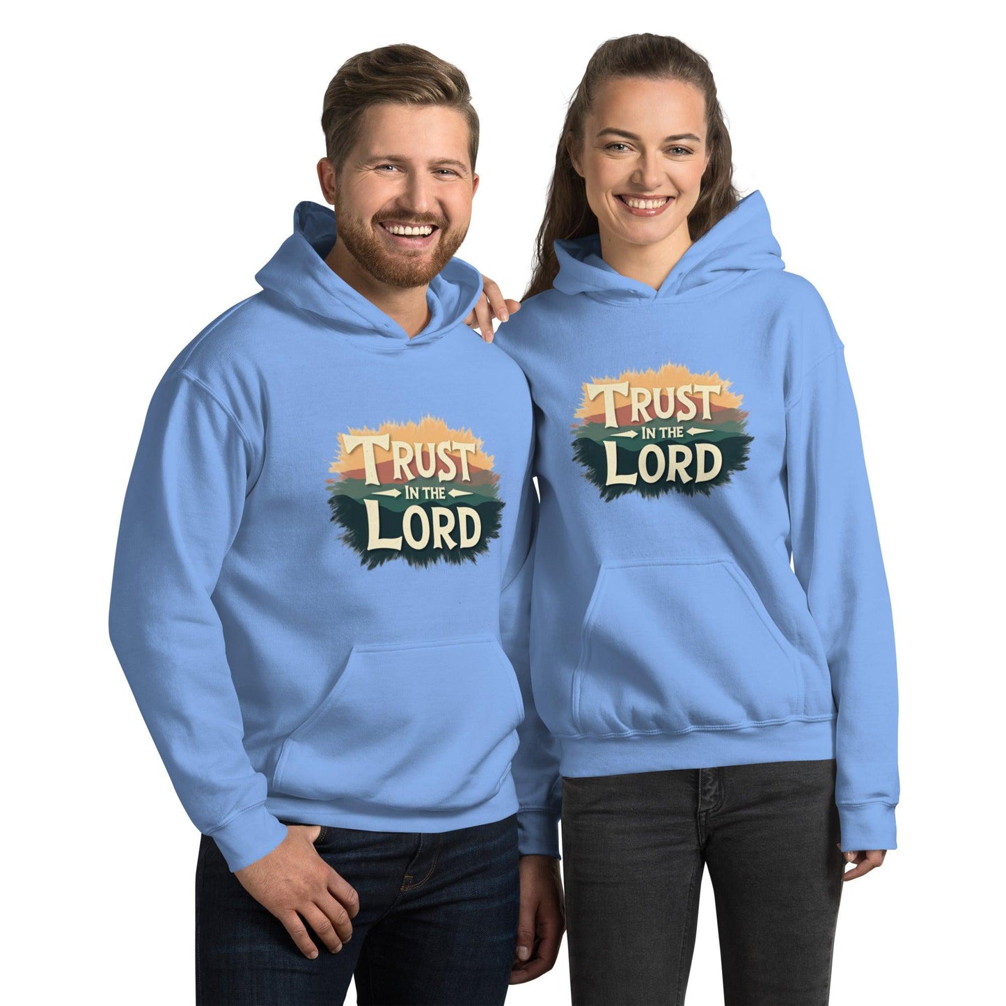 Stylish Hoodie with "Trust in the Lord" - Collections by Moke 66991946