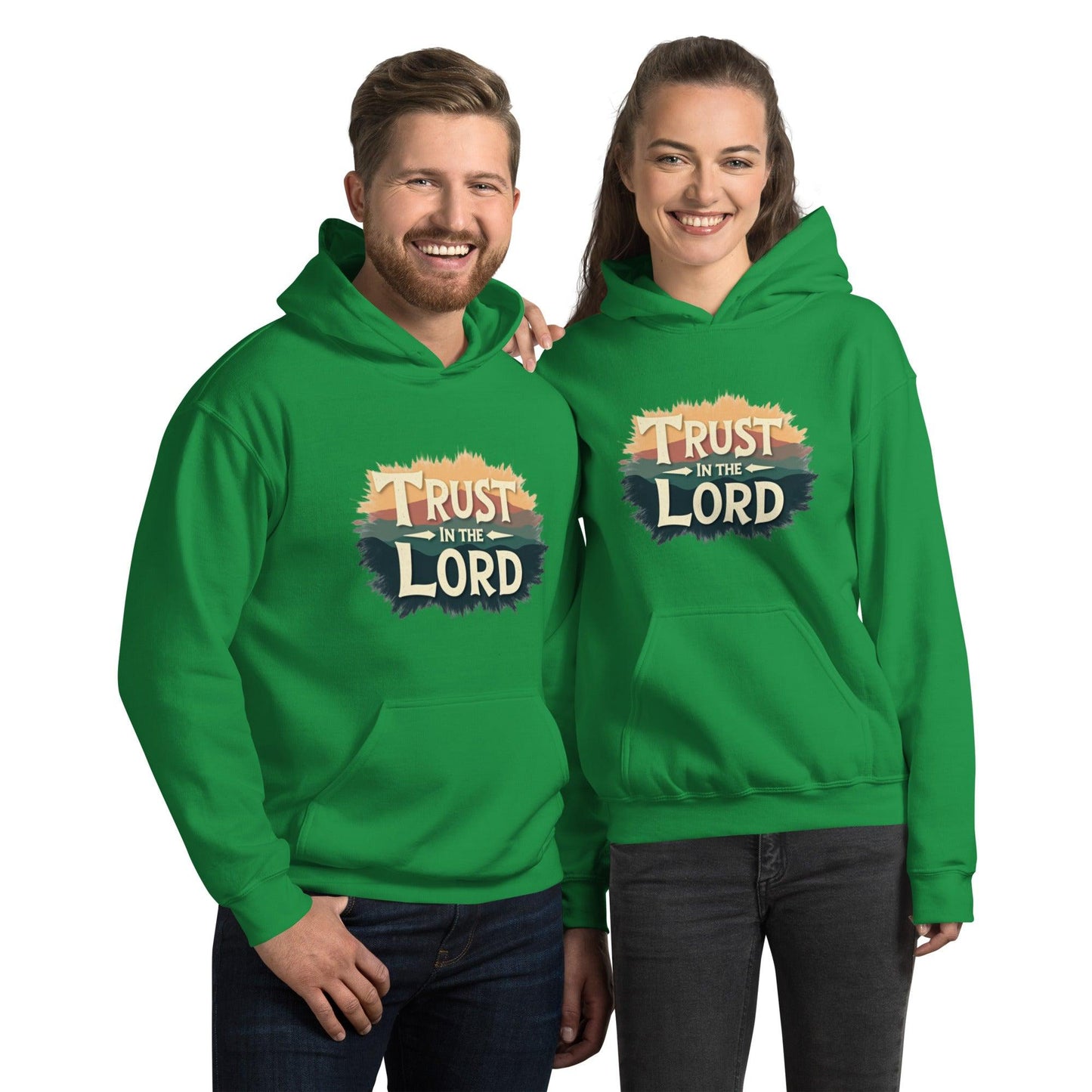 Stylish Hoodie with "Trust in the Lord" - Collections by Moke 82789857