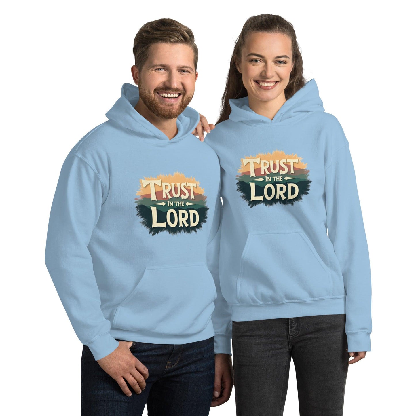 Stylish Hoodie with "Trust in the Lord" - Collections by Moke 72911973