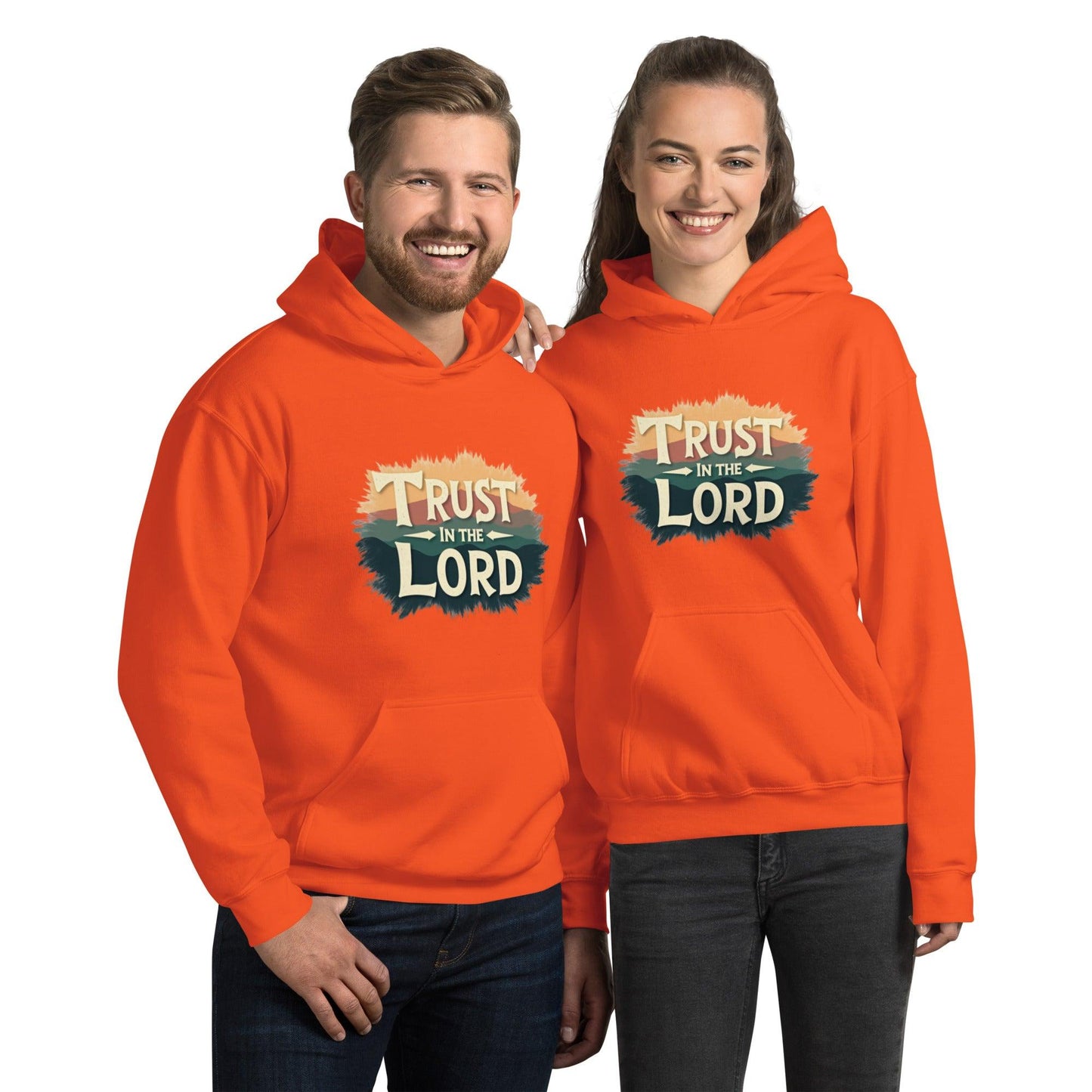 Stylish Hoodie with "Trust in the Lord" - Collections by Moke 71626914