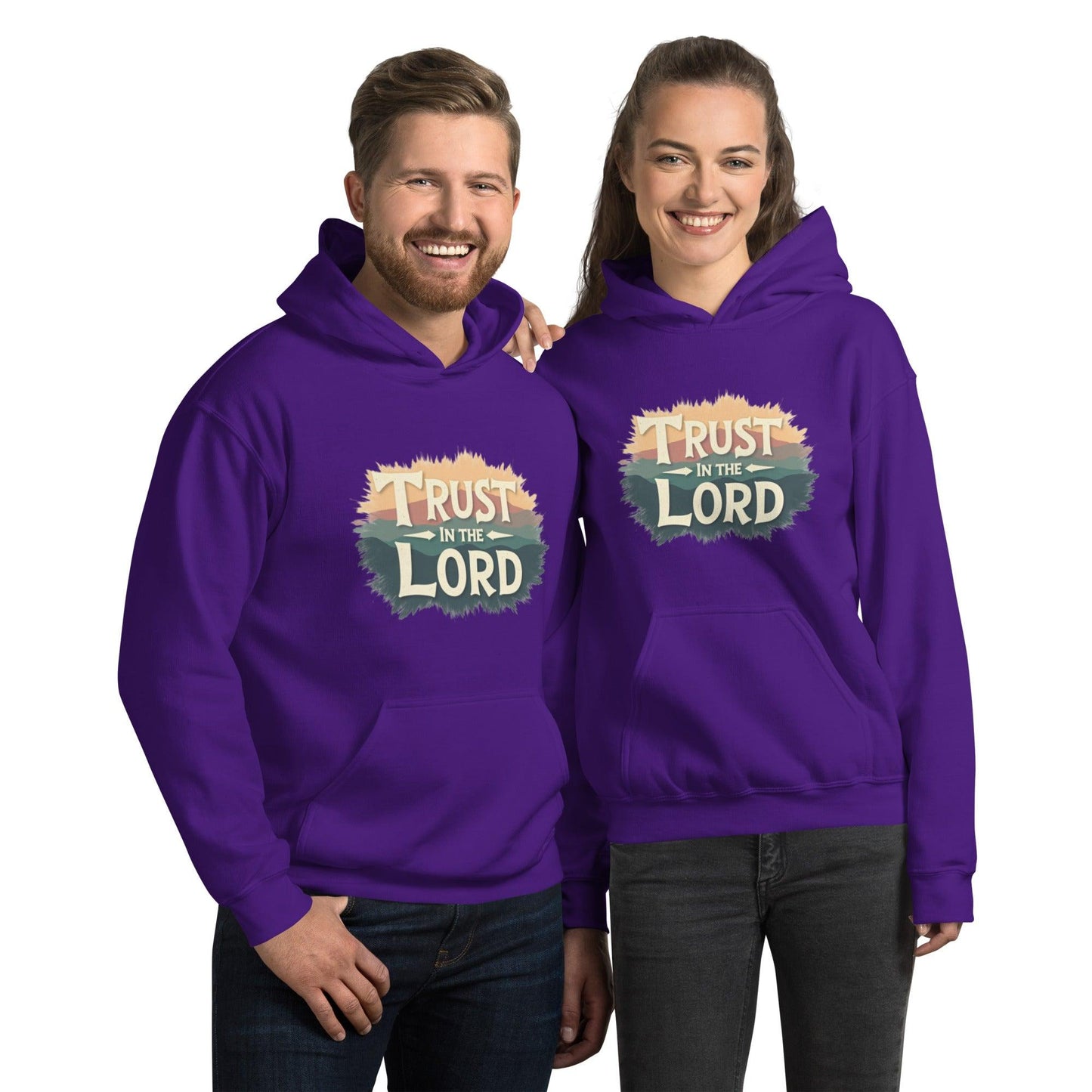 Stylish Hoodie with "Trust in the Lord" - Collections by Moke 63196329