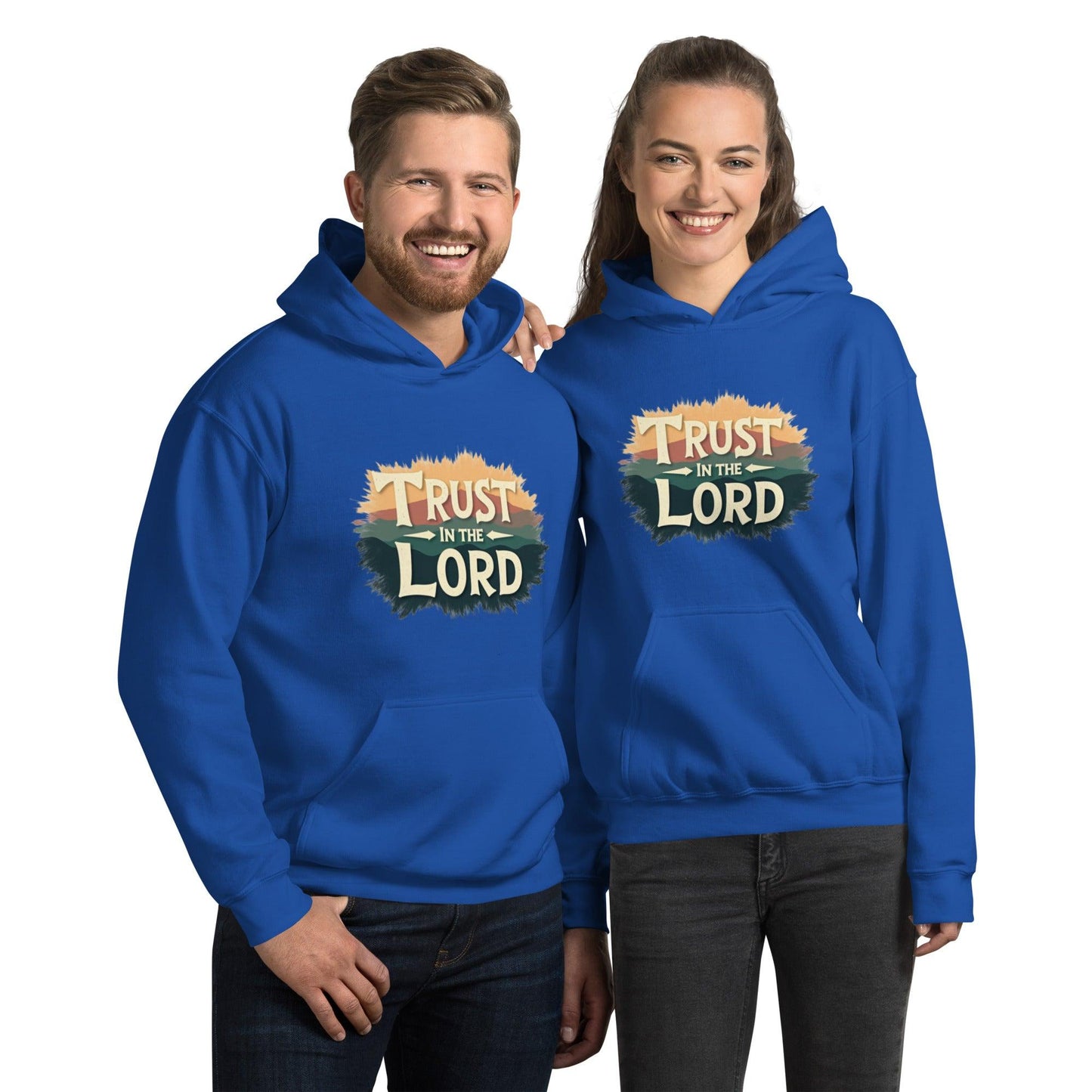 Stylish Hoodie with "Trust in the Lord" - Collections by Moke 22647079