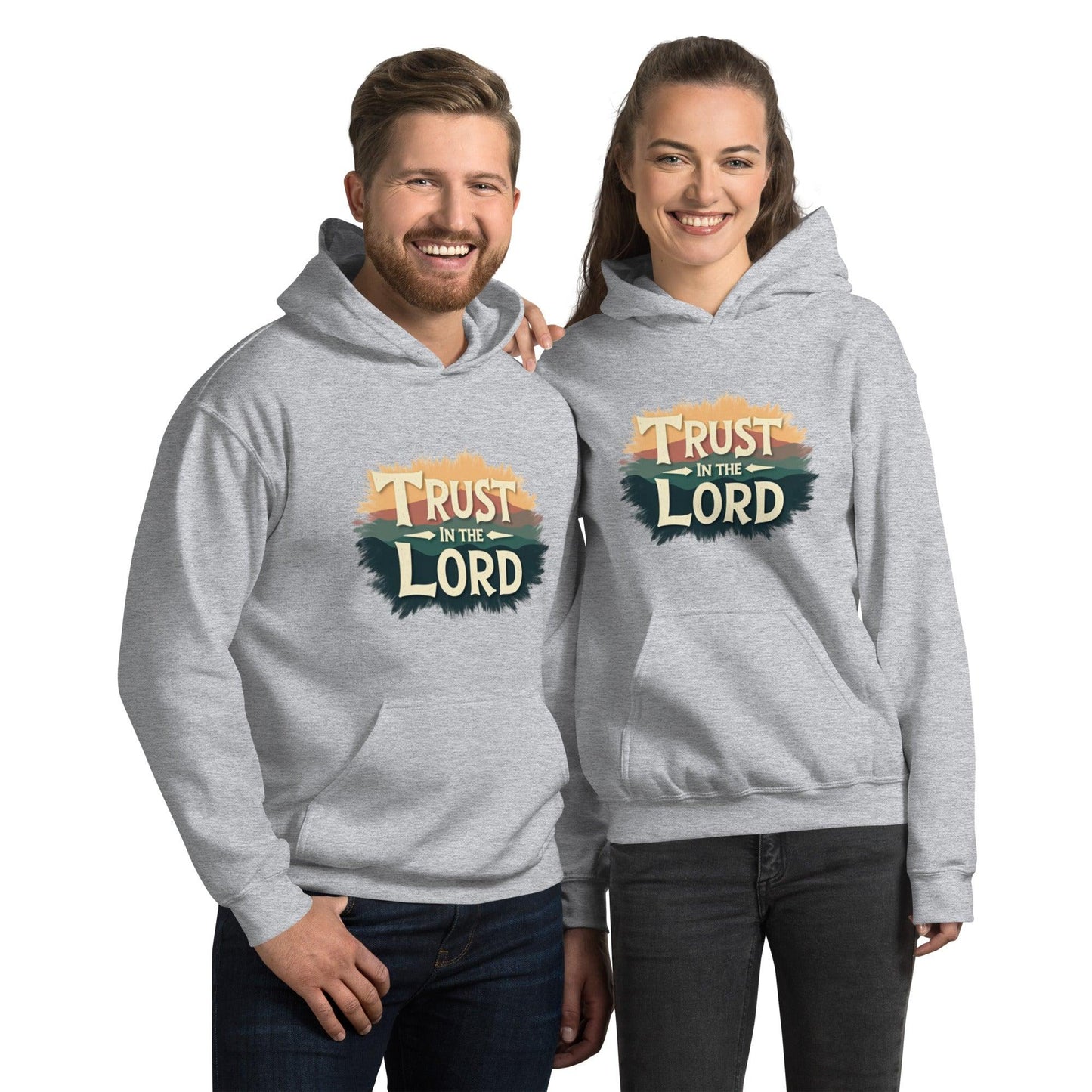 Stylish Hoodie with "Trust in the Lord" - Collections by Moke 60279703