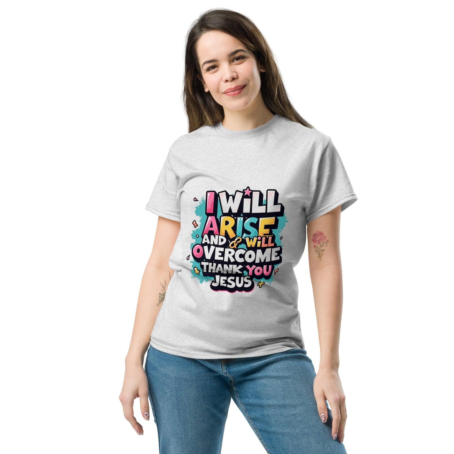 Classic T-shirt with ‘I will arise and overcome’ - Collections by Moke 88826347