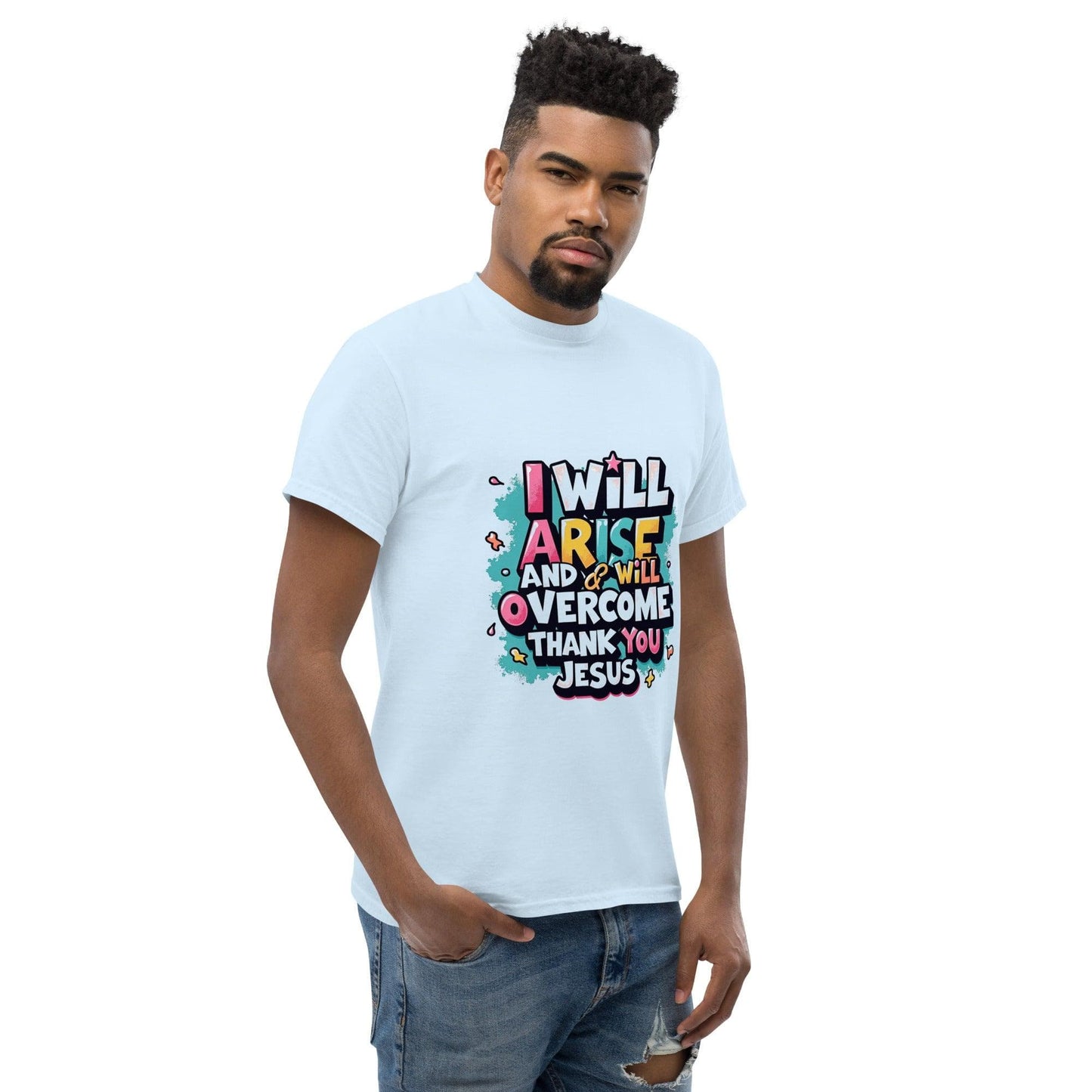 Classic T-shirt with ‘I will arise and overcome’ - Collections by Moke 21114925