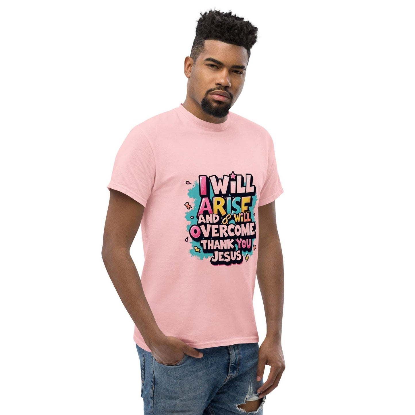 Classic T-shirt with ‘I will arise and overcome’ - Collections by Moke 33749939