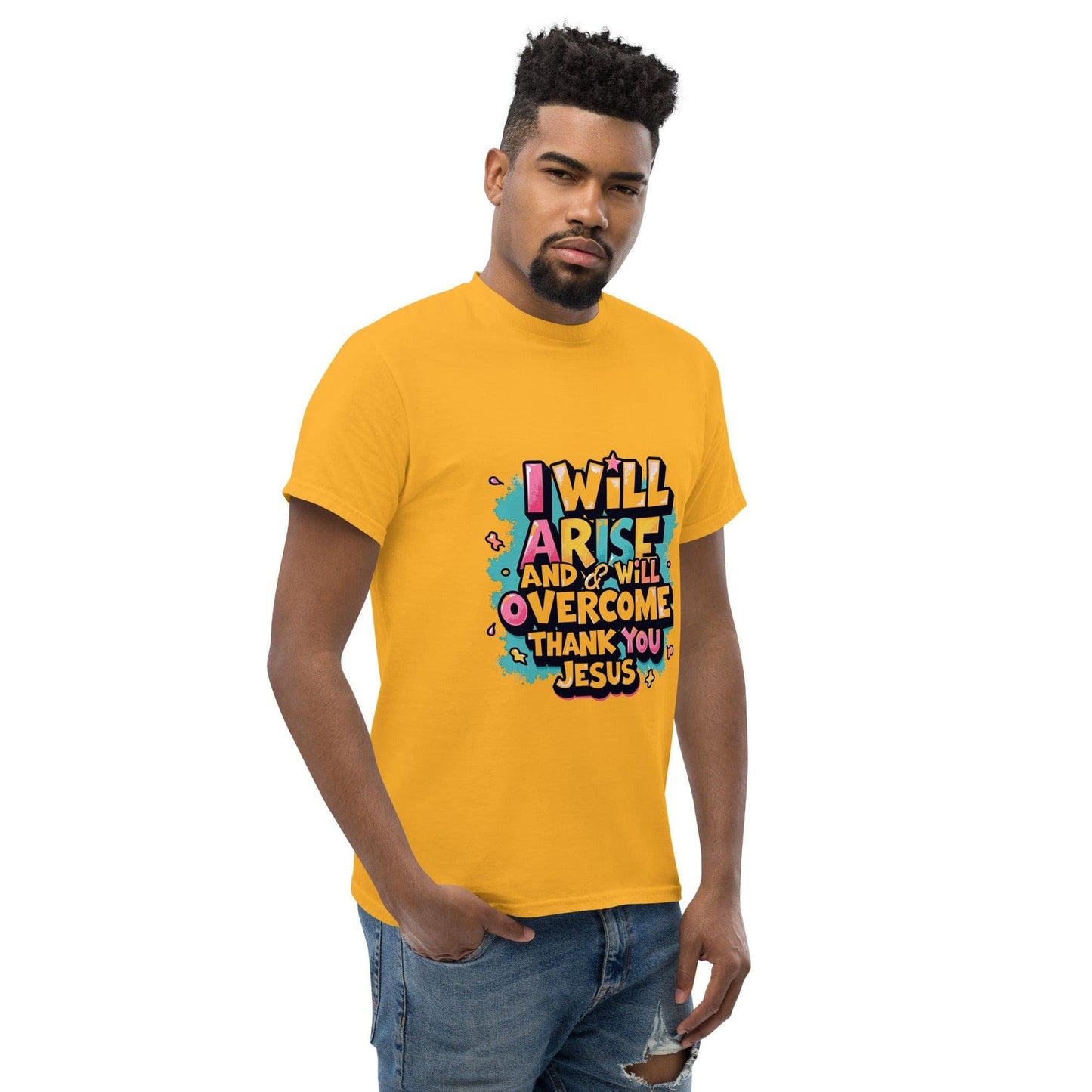Classic T-shirt with ‘I will arise and overcome’ - Collections by Moke 15544364