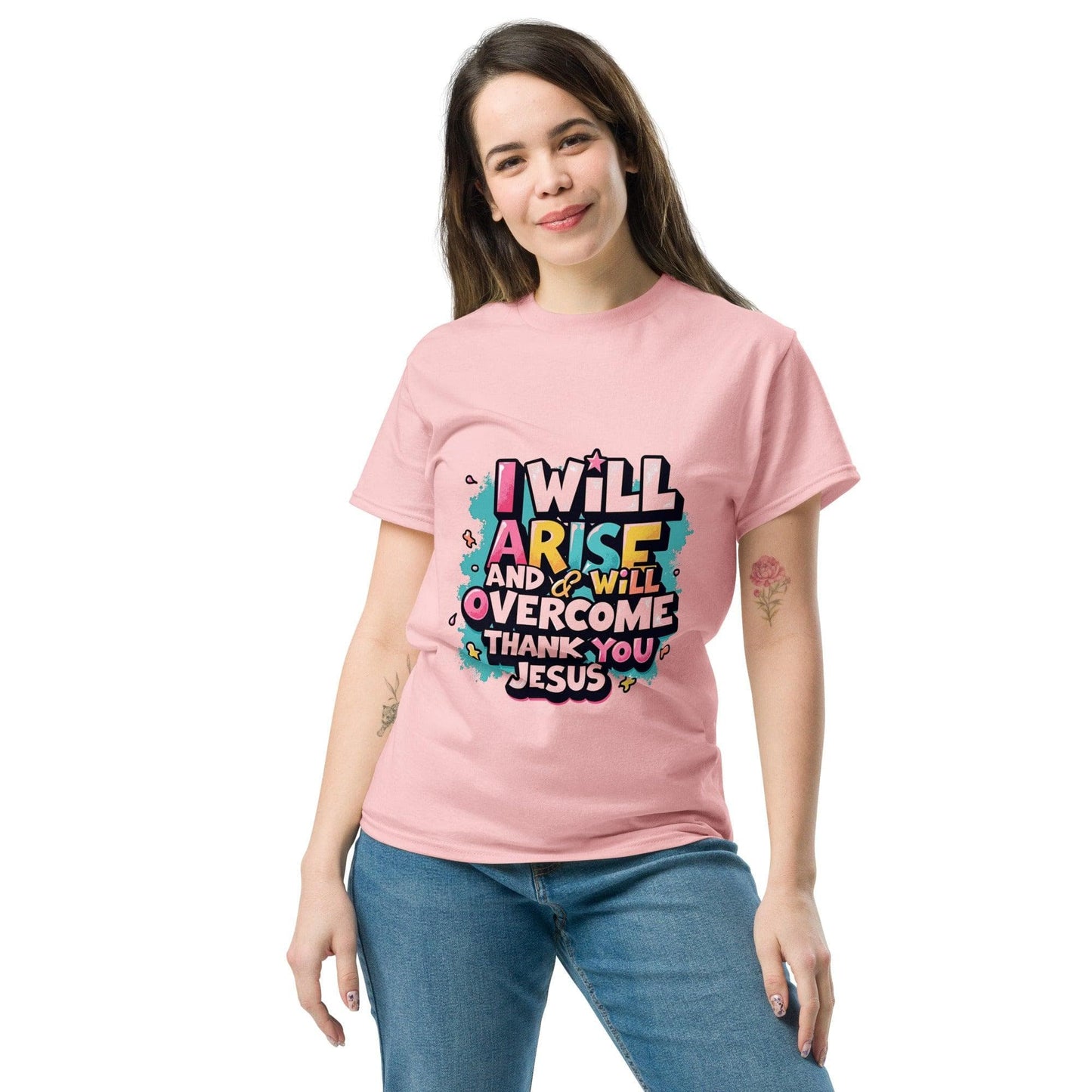 Classic T-shirt with ‘I will arise and overcome’ - Collections by Moke 57383655