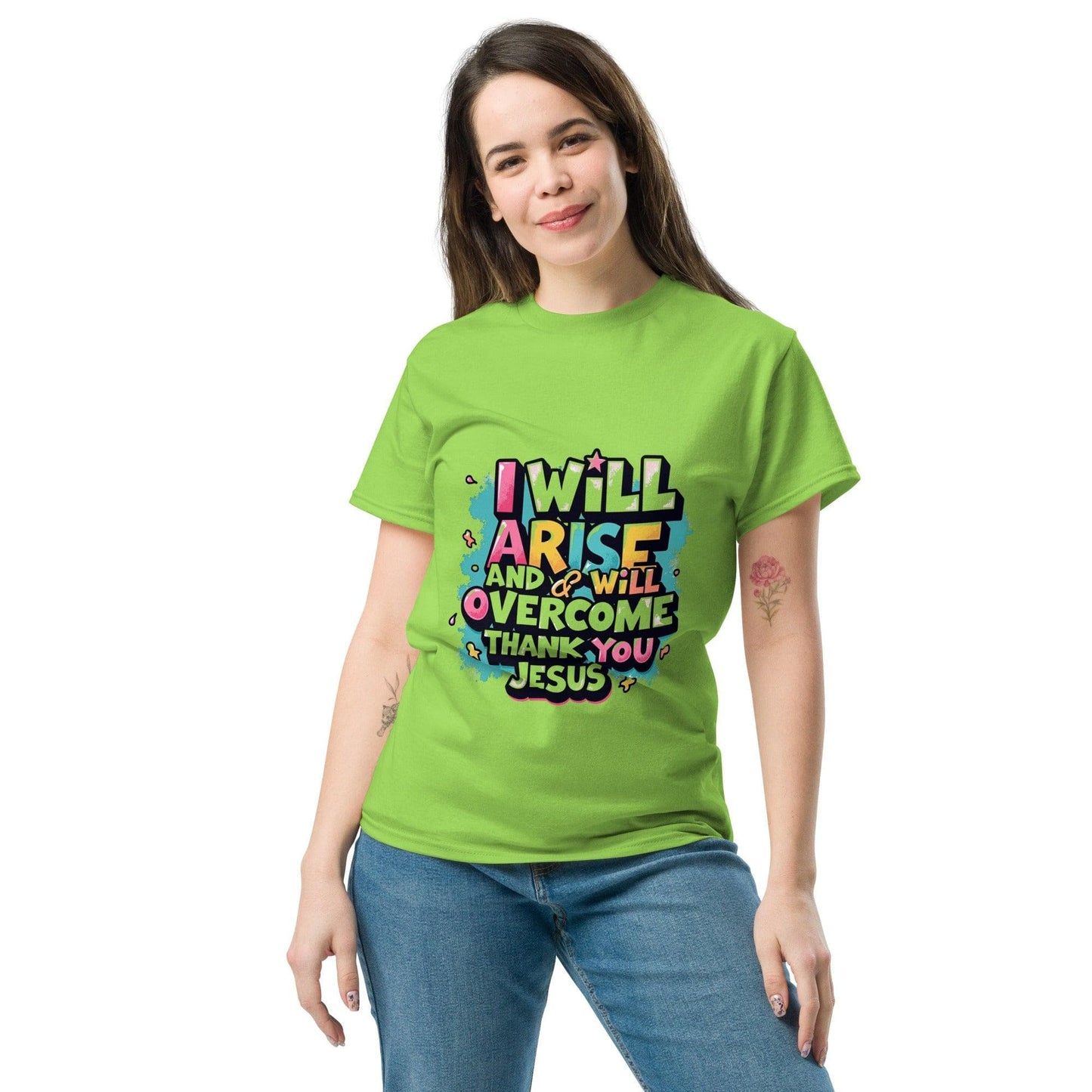 Classic T-shirt with ‘I will arise and overcome’ - Collections by Moke 82088264