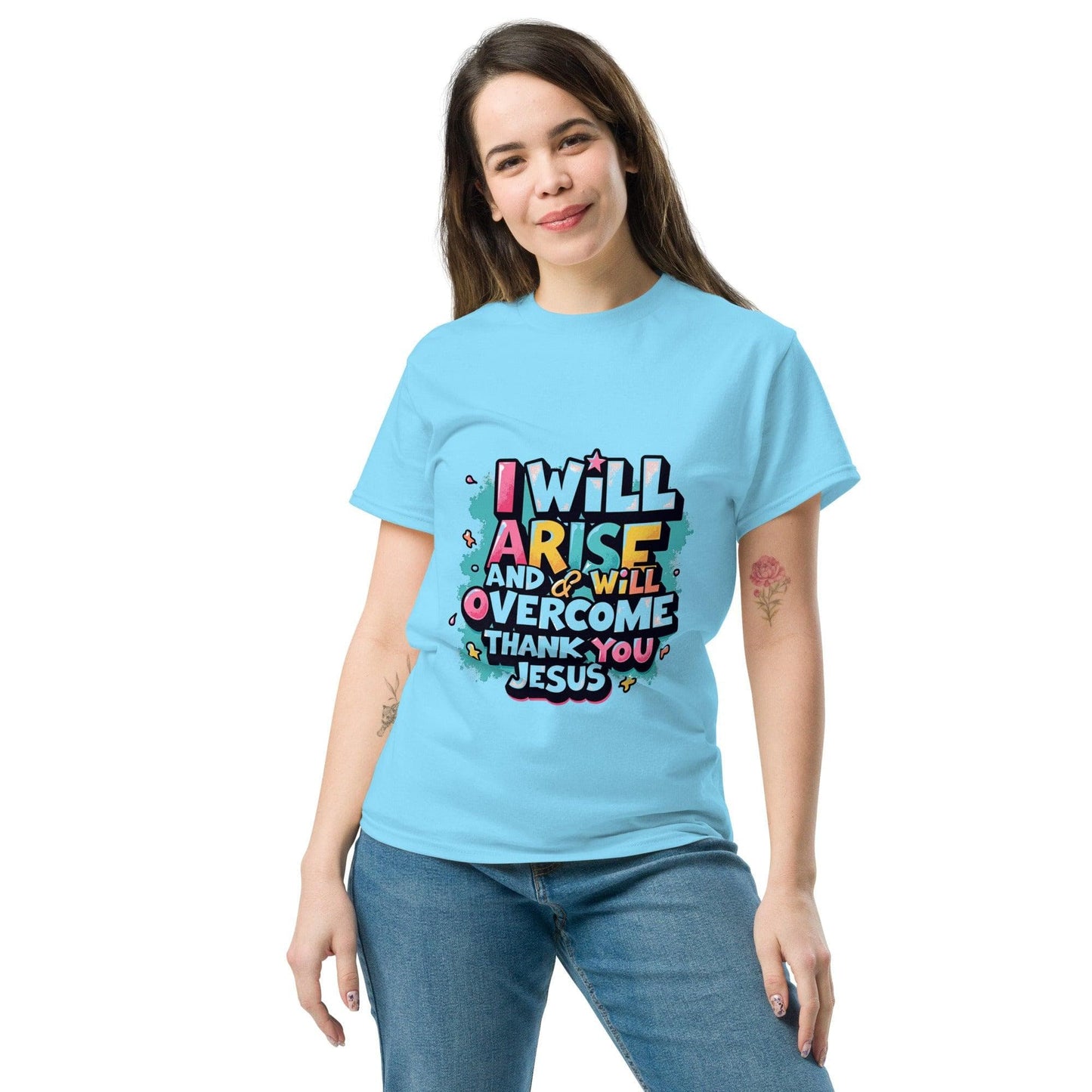 Classic T-shirt with ‘I will arise and overcome’ - Collections by Moke 53158415