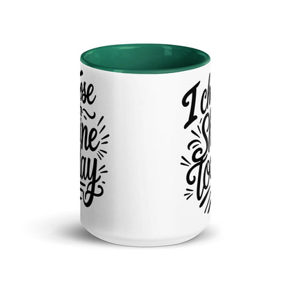 15oz Ceramic Mug with Color with "I choose to shine today" - Collections by Moke 8737745