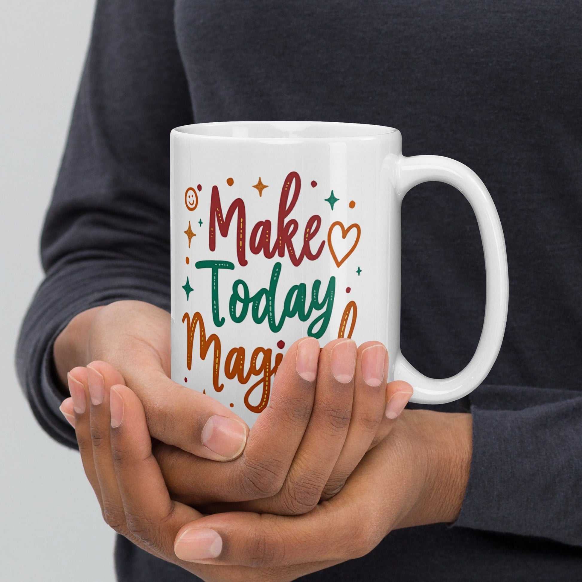 15oz Ceramic Mug with "Make Today Magical" - Collections by Moke 32651089