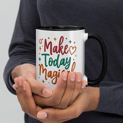 15oz Colourful Ceramic Mug with "Make Today Magical" - Collections by Moke 2234282