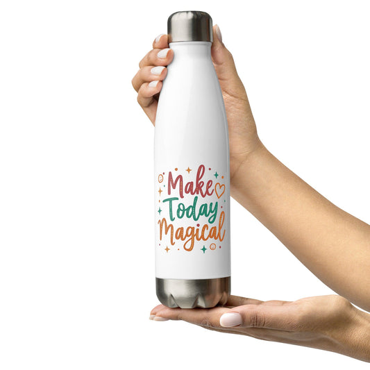 17oz Stainless Steel Water Bottle with "Make Today Magical" - Collections by Moke 75923005