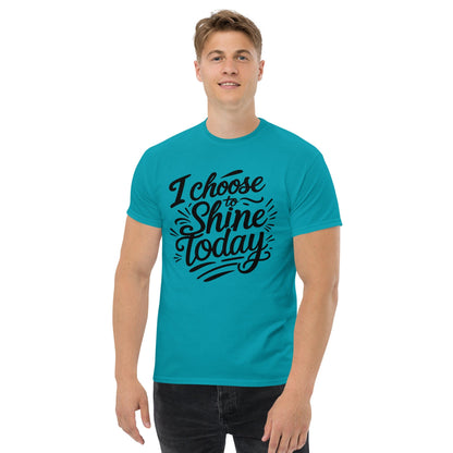 Classic T-shirt with "I choose to shine today" - Collections by Moke 64786509