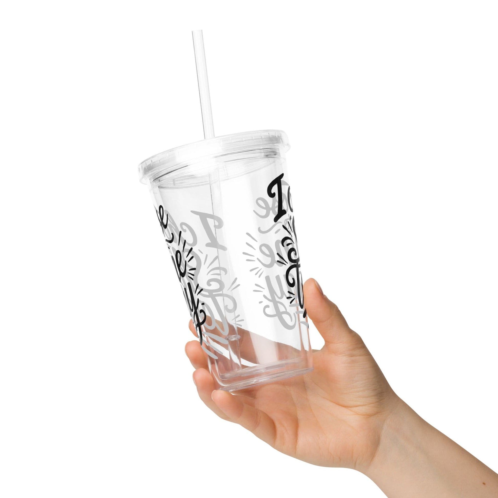Plastic Tumbler with "I choose to shine today" - Collections by Moke 14086683