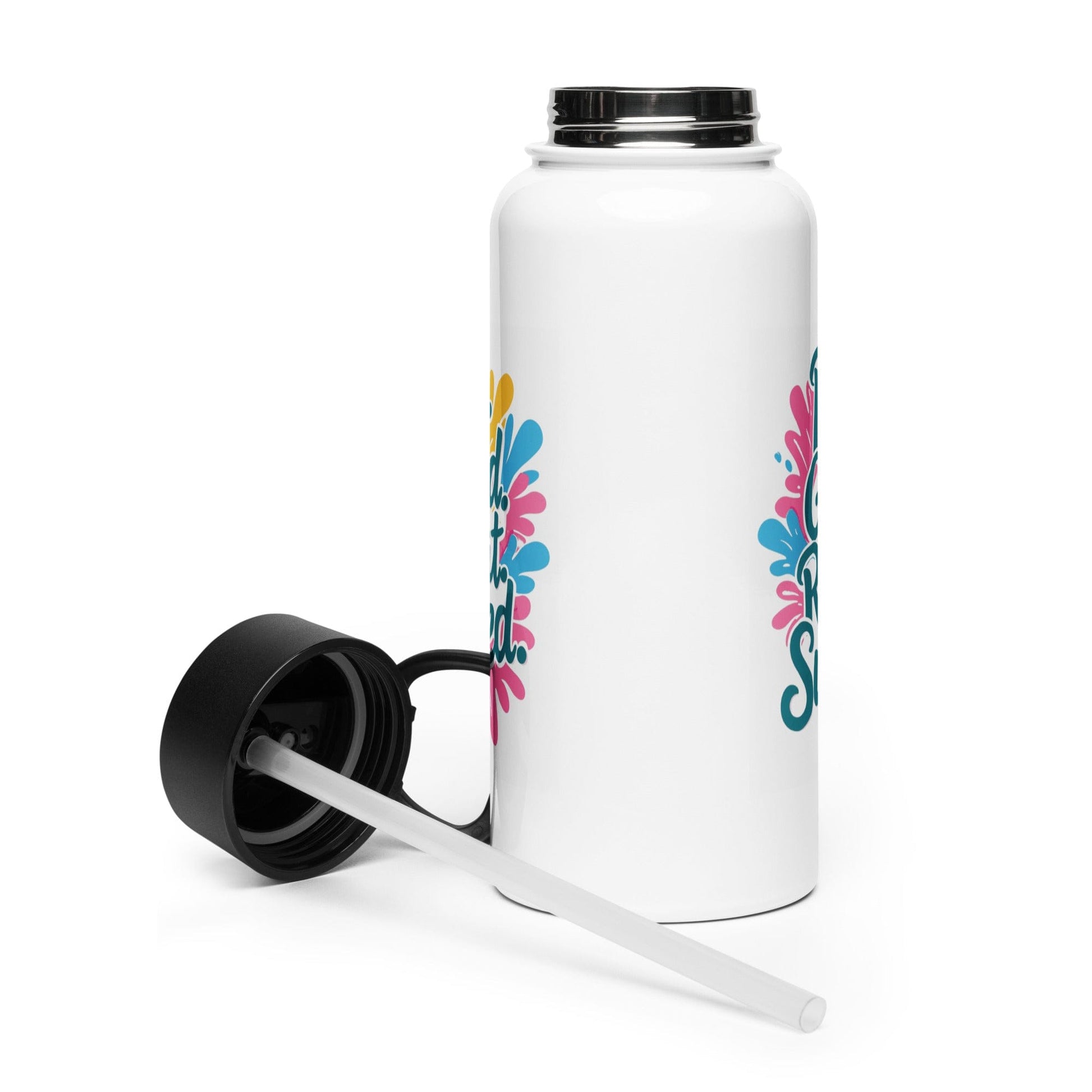 Stainless Steel Water Bottle with 'Rise. Grind. Repeat. Succeed.' - Collections by Moke 50768336