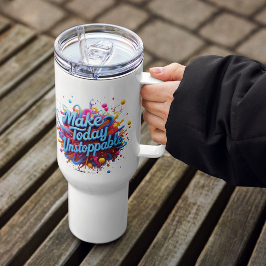 Travel Mug with "Make Today Unstoppable" - Collections by Moke 70059580