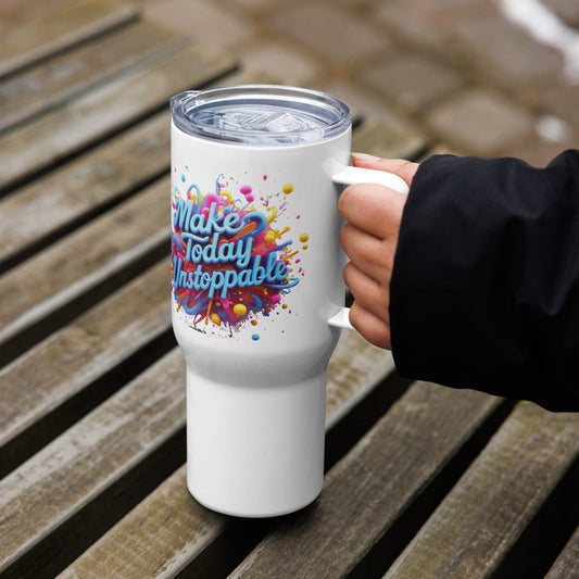 Travel Mug with "Make Today Unstoppable" - Collections by Moke 77087207