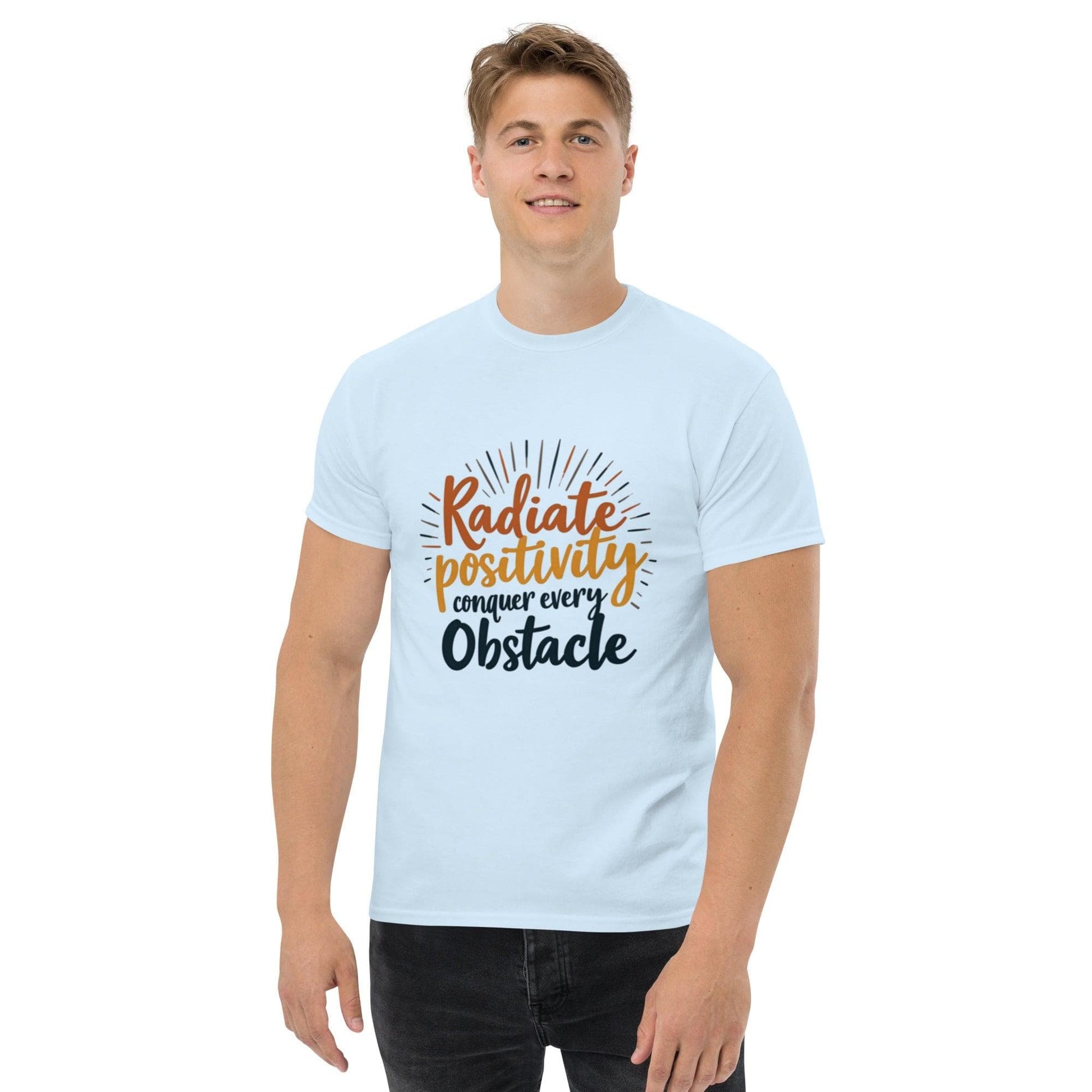 Collections by Moke Short Sleeve T-Shirt Classic T-shirt with "conquer every obstacle"