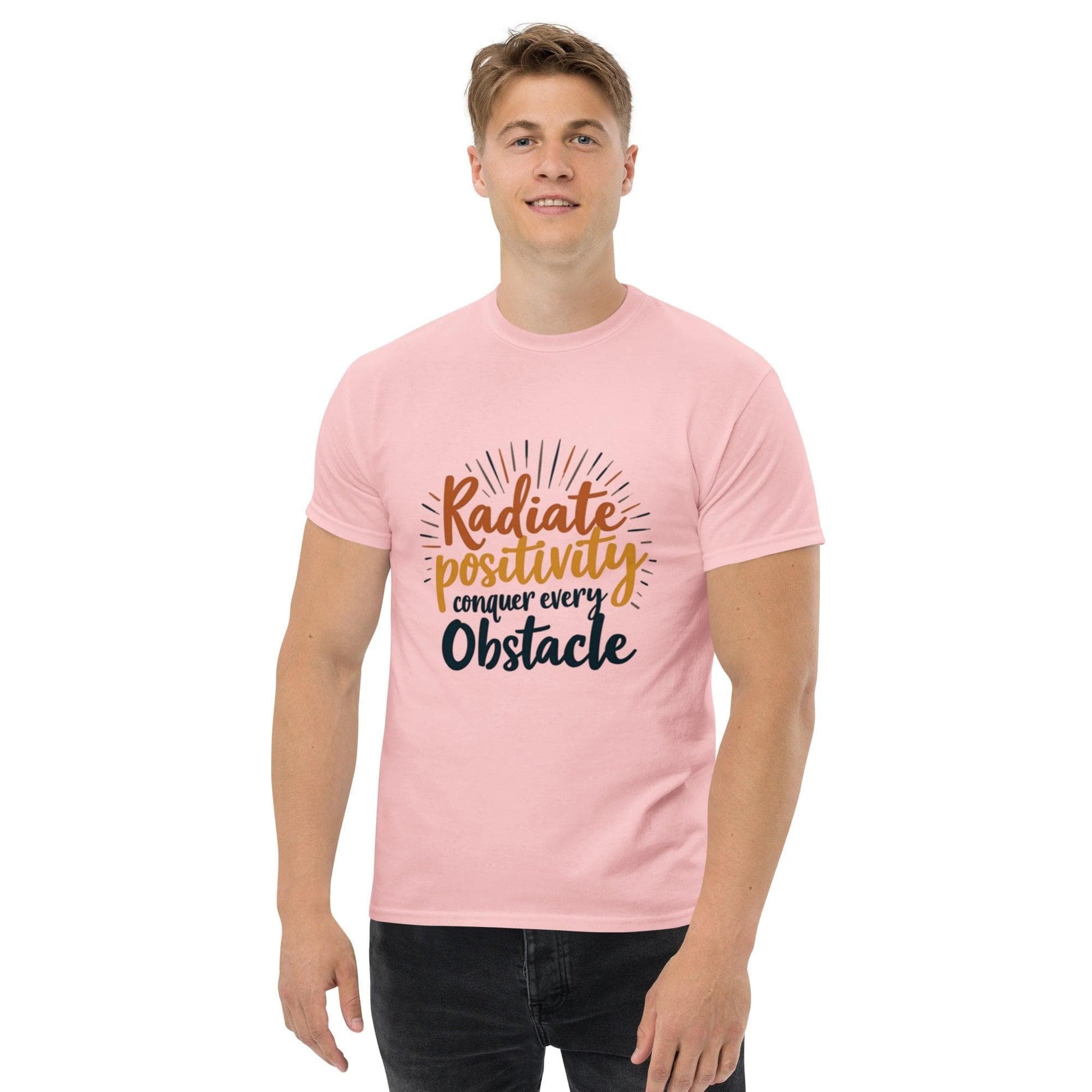 Collections by Moke Short Sleeve T-Shirt Classic T-shirt with "conquer every obstacle"