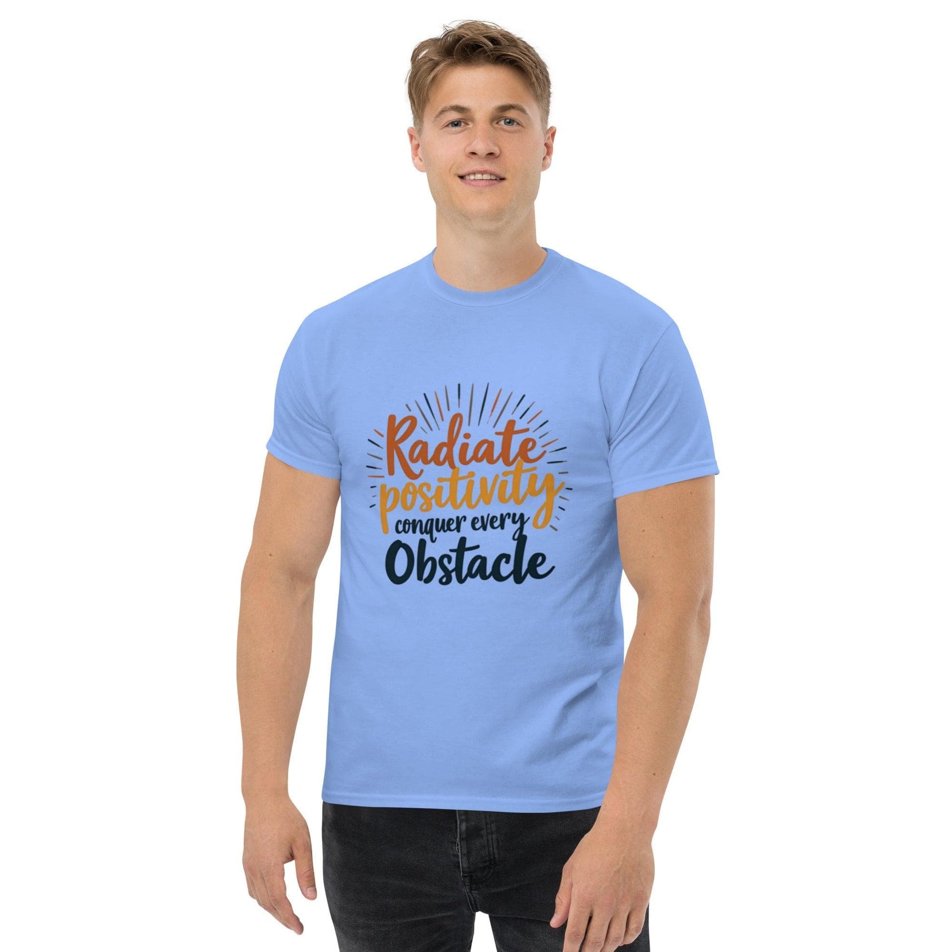 Collections by Moke Short Sleeve T-Shirt Classic T-shirt with "conquer every obstacle"
